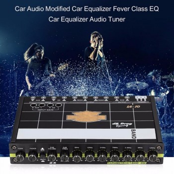 7 Band Car Audio Modified Graphic Equalizer Car Amplifier Audio Regulator Bass Equalizer EQ 7s Car Subwoofer Power Stereo Tuner