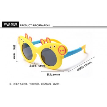 2018 Summer Girls Boy Cartoon Anti UV400 Eyeglasses Toddler Cute Baby Sunglasses Kids Summer Toys Protect Eyes