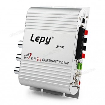 12V Mini Hi-Fi Auto Car Stereo Audio Power Amplifier Amp Booster Radio MP3 Stereo for Car Motorcycle Home