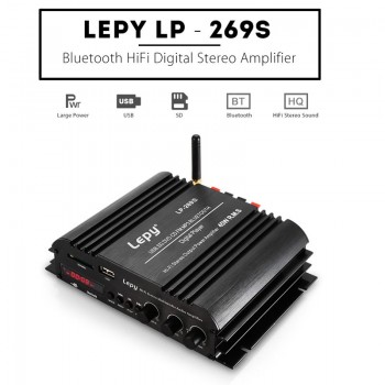 Vehemo USB FM Audio Car Stereo Amplifier Radio MP3 Speaker Hi-Fi 4 Channel Power Player With Remote Control for Auto Motorcycle