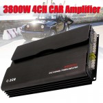 3800W 4 Channel Car Amplifier Audio Car Subwoofer Amplificador Amplifier Bluetooth Car Sound Stereo Subwoofer Car Audio Amplifie