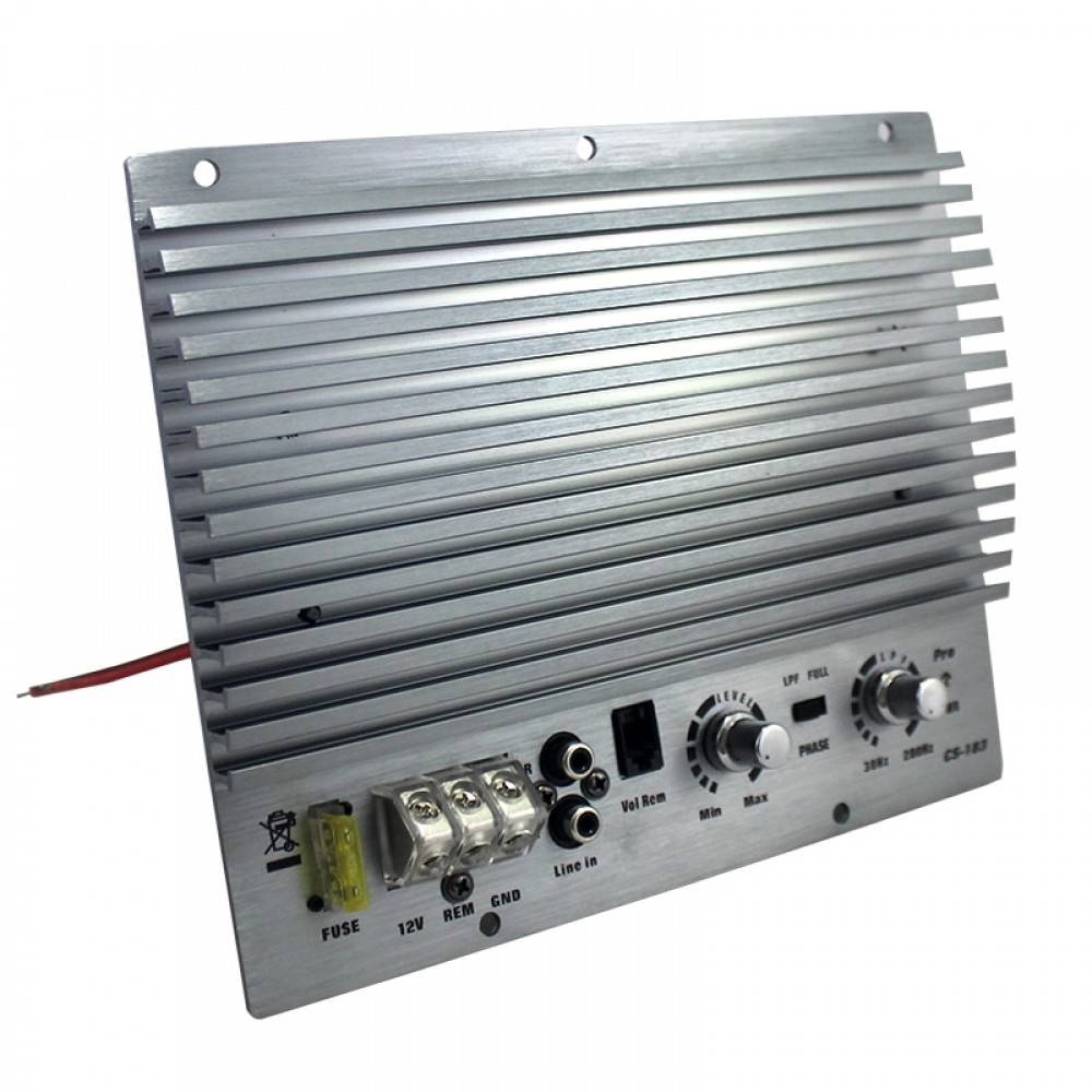 Car Stereo Audio Amp High-power 12V 1100W Subwoofer Power Amplifiers Board Active Single-channel Pure Bass Free Shipping