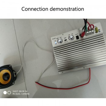 Car Stereo Audio Amp High-power 12V 1100W Subwoofer Power Amplifiers Board Active Single-channel Pure Bass Free Shipping