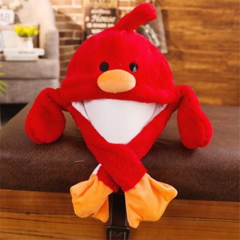 Cute little yellow duck bunny Moving ears the ear hat photo props cosplay plush hat Christmas Halloween birthday party dress up