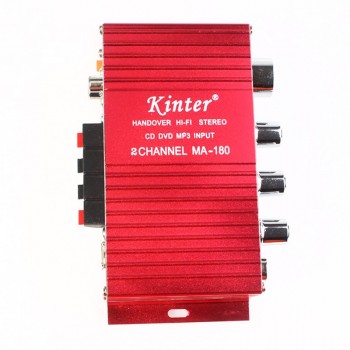DC 12V HI-FI Digital USB Stereo Audio Power Amplifier Mini Stereo Sound Mode Auto Speaker for Car Motorcycle Boat MA-180