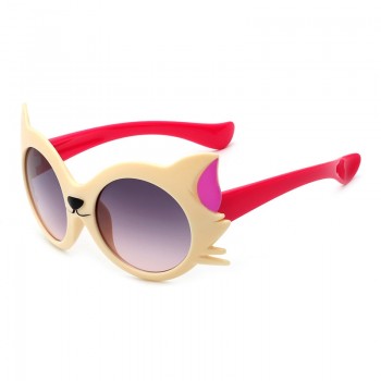 2018 New Girls Boy 8 Colors Cartoon Cat Anti UV400 Eyeglasses Toddler Baby Sunglasses