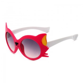 2018 New Girls Boy 8 Colors Cartoon Cat Anti UV400 Eyeglasses Toddler Baby Sunglasses