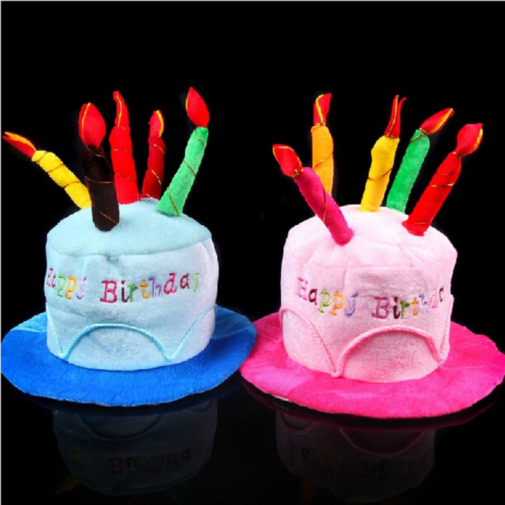 2 Style Birthday Cake Hat perform Dress up props  best birthday present