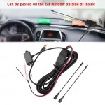 In Car Radio Digital TV Antenna with Amplifier DVB-T ISDB-T Signal Antenna Reception Amplifier Car Digital Automobile Hot