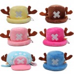 2018 Japan Anime Plush Hat One Piece Tony Chopper Cartoon Cap Halloween Party Toys