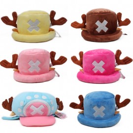 2018 Japan Anime Plush Hat One Piece Tony Chopper Cartoon Cap Halloween Party Toys