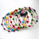 1PC Hawaii Holiday Flowers Party Led Light Wreath Decoration Bachelorette Party Wedding Decoration Bride To Be Garlands Supplies