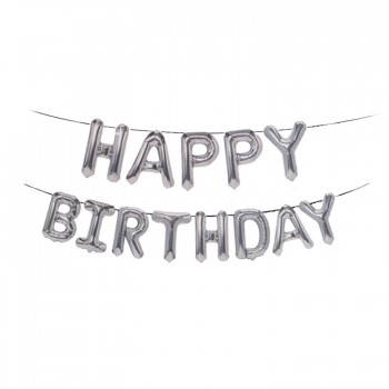 13pcs/pack Happy Birthday English Letters balloon Hats Pink Blue Party Decorations Holiday Gifts Children Cartoon Hat Toy Ballon