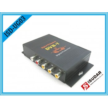 Isudar Digital TV Receiver for Car HD DVB-T MPEG-4 3 Way Video Output Dual Audio Channel Output For Europen