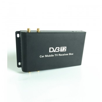 180-200km/h Speed Driving DVB-T2 Car Digital TV Receiver Box with 4 Antennas four Mobility Tuners auto DVB T2 HD 1080P USB HDMI