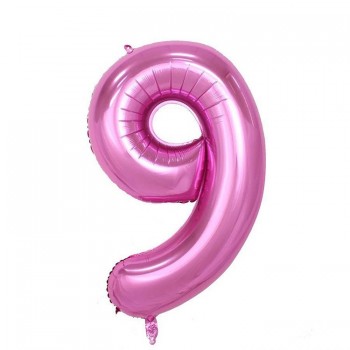 32 inch Pink Blue 40 inch Red Foil Balloon Large Helium Number 0-9 Globo Birthday Party for Kids Party Cartoon Hat Decor