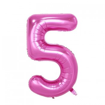 32 inch Pink Blue 40 inch Red Foil Balloon Large Helium Number 0-9 Globo Birthday Party for Kids Party Cartoon Hat Decor