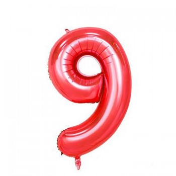 32 inch Pink Blue 40 inch Red Foil Balloon Large Helium Number 0-9 Globo Birthday Party for Kids Party Cartoon Hat Decor