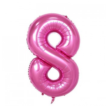 32 inch Pink Blue 40 inch Red Foil Balloon Large Helium Number 0-9 Globo Birthday Party for Kids Party Cartoon Hat Decor