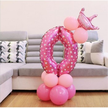 13pcs/set Birthday Balloons Children Number Foil Balloons Happy Birthday Party Decorations Kids ballon cartoon hat