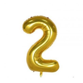 32 Inch Rose Gold Number Foil Balloons Large Digit Helium Balloons wedding decorations Birthday Party Supplies  cartoon hat