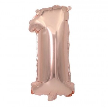 32 Inch Rose Gold Number Foil Balloons Large Digit Helium Balloons wedding decorations Birthday Party Supplies  cartoon hat