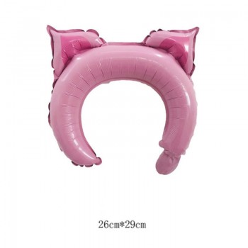 3pcs/set Inflatable Cartoon Hats Film Headband Balloon Toys Cute Birthday Party Hat Children Present Gifts Kids Birthday Hats