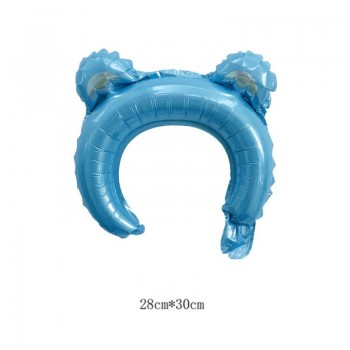 3pcs/set Inflatable Cartoon Hats Film Headband Balloon Toys Cute Birthday Party Hat Children Present Gifts Kids Birthday Hats