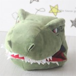 Crocodile shark Plush head cap  photo props cosplay toy hat plush toy Christmas Halloween birthday party dress up