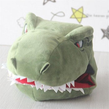 Crocodile shark Plush head cap  photo props cosplay toy hat plush toy Christmas Halloween birthday party dress up