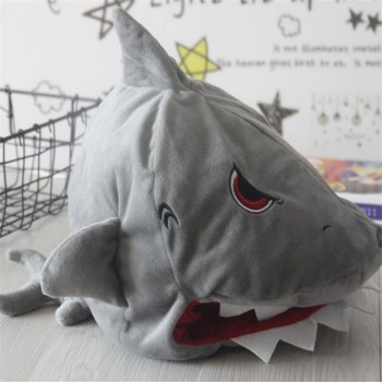Crocodile shark Plush head cap  photo props cosplay toy hat plush toy Christmas Halloween birthday party dress up