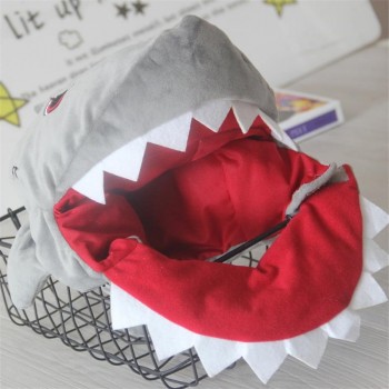 Crocodile shark Plush head cap  photo props cosplay toy hat plush toy Christmas Halloween birthday party dress up
