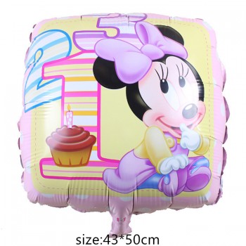 all manner of Mickey Minnie Balloons Birthday Wedding Party Decoration Inflatable Air Balloons Kids Classic Toys cartoon hat