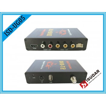 Isudar Double antenna 120KM/H (Max) High Speed Car HD DVB-T2 H.264 MPEG-4 Mobile Digital TV Turner Receiver For Russia Thailand