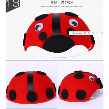 Taoqueen Performance supplies party dress COS props children rabbit mouse cartoon headdress cute animal hat