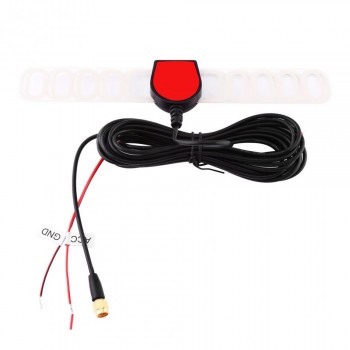 Car Universal Digital TV Aerial Antenna Amplifier Booster FM DVB-T Antenna With SMA (M) Plug Connector