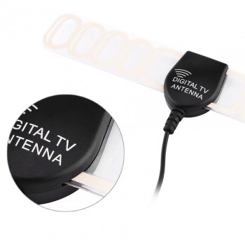 Car Universal Digital TV Aerial Antenna Amplifier Booster FM DVB-T Antenna With SMA (M) Plug Connector