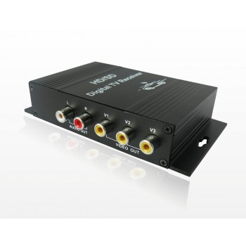 Krando Digital Car TV Tuner HD 1080P ISDB-T Car TV Receiver For Brazil South America chile Argentina Peru Japen