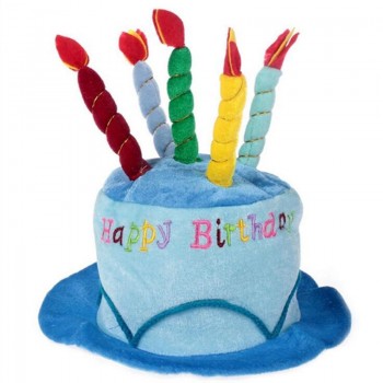 Birthday gift decorations adult birthday cake cap birthday hat show dress up props toys