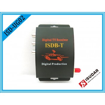 Isudar Digital TV Receiver for Car TV Tuner ISDB-T 2 Way Video Out Put For Japan Brazil South America Free Shipping