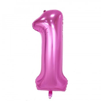 40 inch Pink Blue Black 0-9 Numbers Large Helium Number Foil Children Festivals Birthday Party Cartoon hat Ballon for Kids