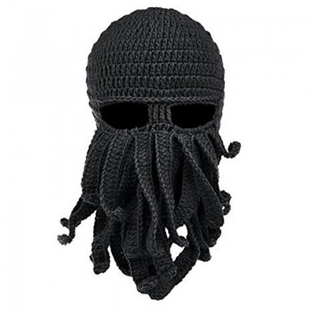 New pure hand-woven octopus wool hat halloween party funny toys