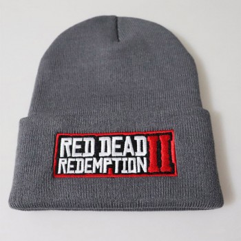 Red Dead Redemption 2 Hats Winter Warm Embroidered Knitted Hat Adult Game Red Dead Fans Caps Hip-hop Knit Hat Kids Patry Toy Hat