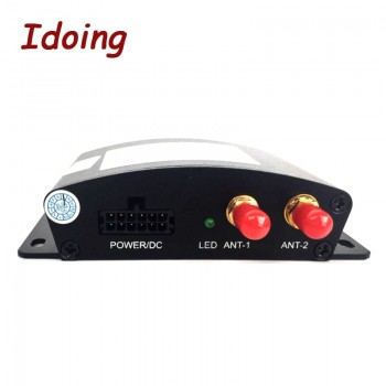 Idoing High Speed HD Car TV Tuner Mobile DVB-T T2 MPEG-4 Digital TV Receiver Box Dual antennas for Russia European