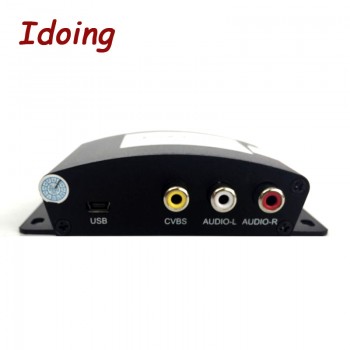 Idoing High Speed HD Car TV Tuner Mobile DVB-T T2 MPEG-4 Digital TV Receiver Box Dual antennas for Russia European