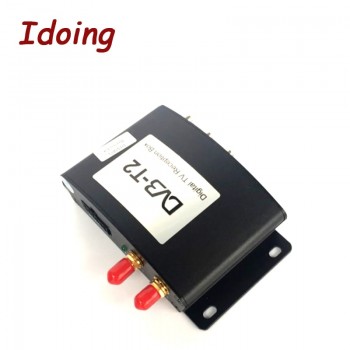Idoing High Speed HD Car TV Tuner Mobile DVB-T T2 MPEG-4 Digital TV Receiver Box Dual antennas for Russia European