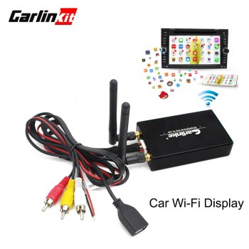 Carlinke Car WiFi Display iOS AirPlay Mirror Link for Car Home Video Audio Miracast DLNA Airplay Screen Mirroring 5.8G