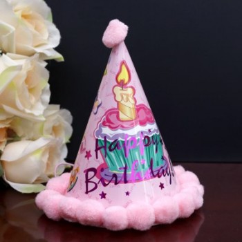 Kids Children Baby Boy Girl amp; Adult Use Happy Birthday Party Hats Crown Prince Princess Dot Star Heart Party Event Shaggy Caps