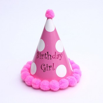 Kids Children Baby Boy Girl amp; Adult Use Happy Birthday Party Hats Crown Prince Princess Dot Star Heart Party Event Shaggy Caps