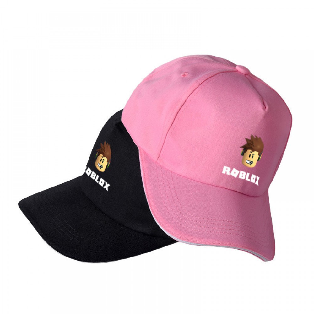 Game Roblox Printed Kids Canvas Cap Boys Girls Summer Cap Game Decoration Hat Letter Printed Teens Party Toys Hats Gifts